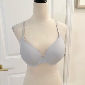 VICTORIA SECRET T SHIRT BRA GRAY 38C LIGHTLY LINED